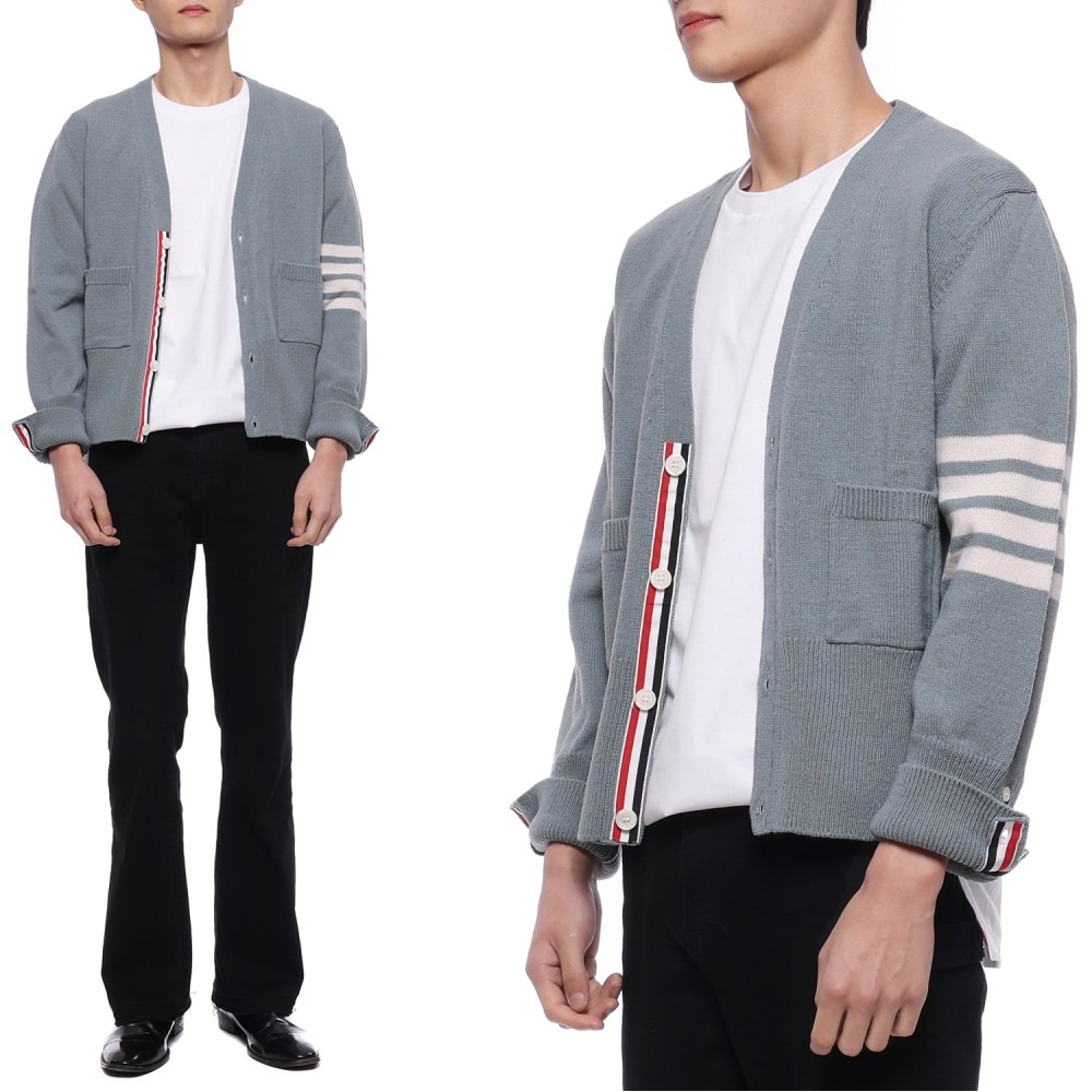 22FW 남성 사선 완장 울 가디건 (MKC353A_Y1026_450_22F)