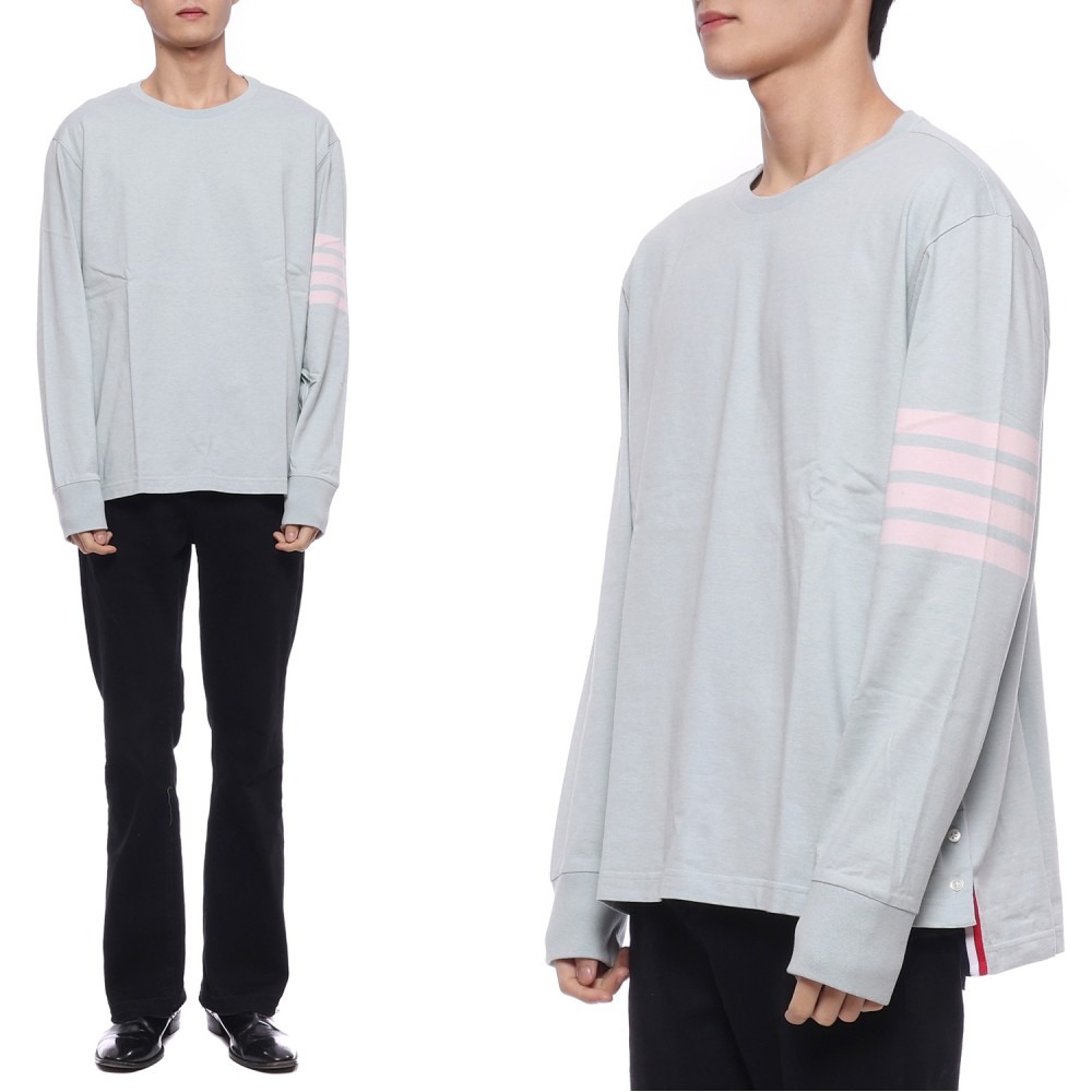 22FW 남성 사선 완장 긴팔티셔츠 (MJS117A_06221_450_22F)