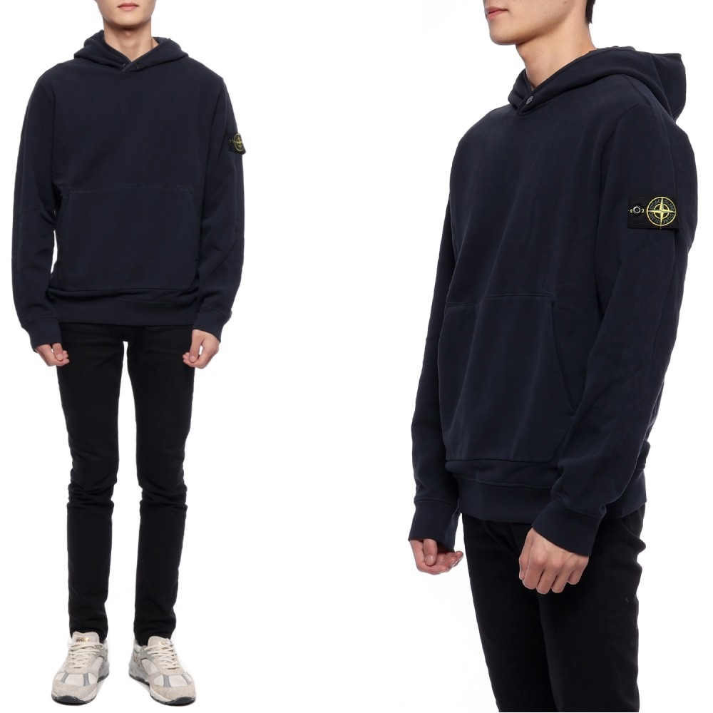 23FW 남성 와펜 패치 후드티셔츠 (791561252 V0020 23F)