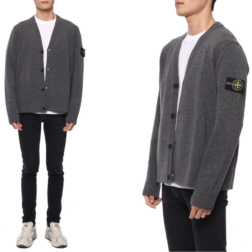 23FW Men's Wappen Patch Wool Cardigan (7915545B6 V0M67 23F)