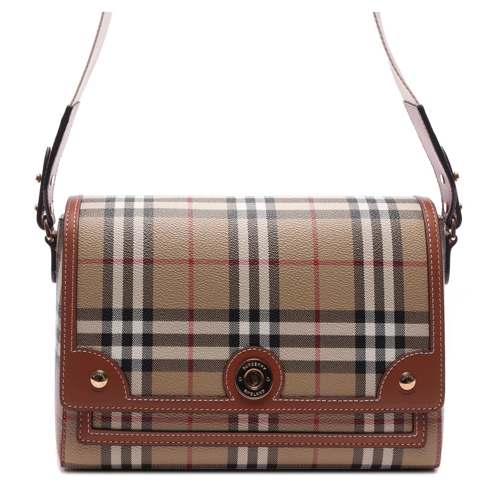 24SS 여성 빈티지 체크 노트 크로스백 (8066226 BRIAR BROWN 24S)