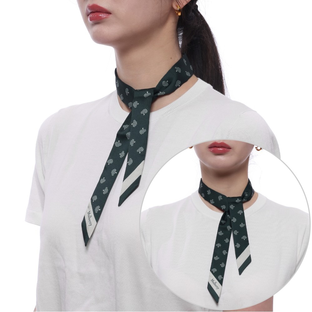24SS Women's Tree Small Skinny Scarf (VS4775 985 Q633 24S)