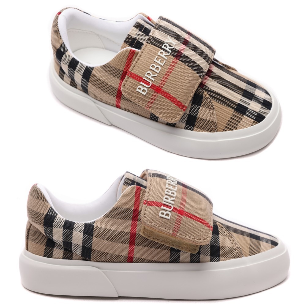 24SS 체크 벨크로 스니커즈 (8079075 ARCHIVE BEIGE 24S)