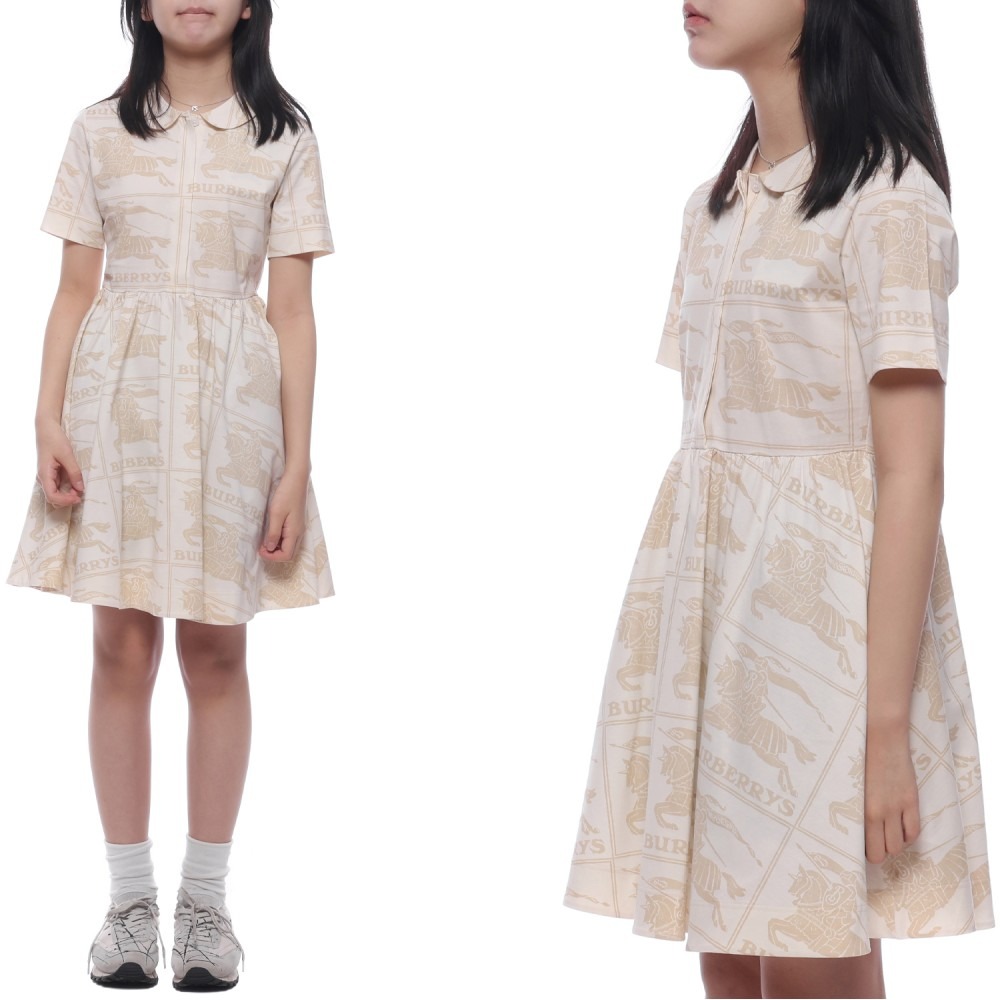 24SS EKD 프린트 원피스 (8078491 PALE CREAM 24S)