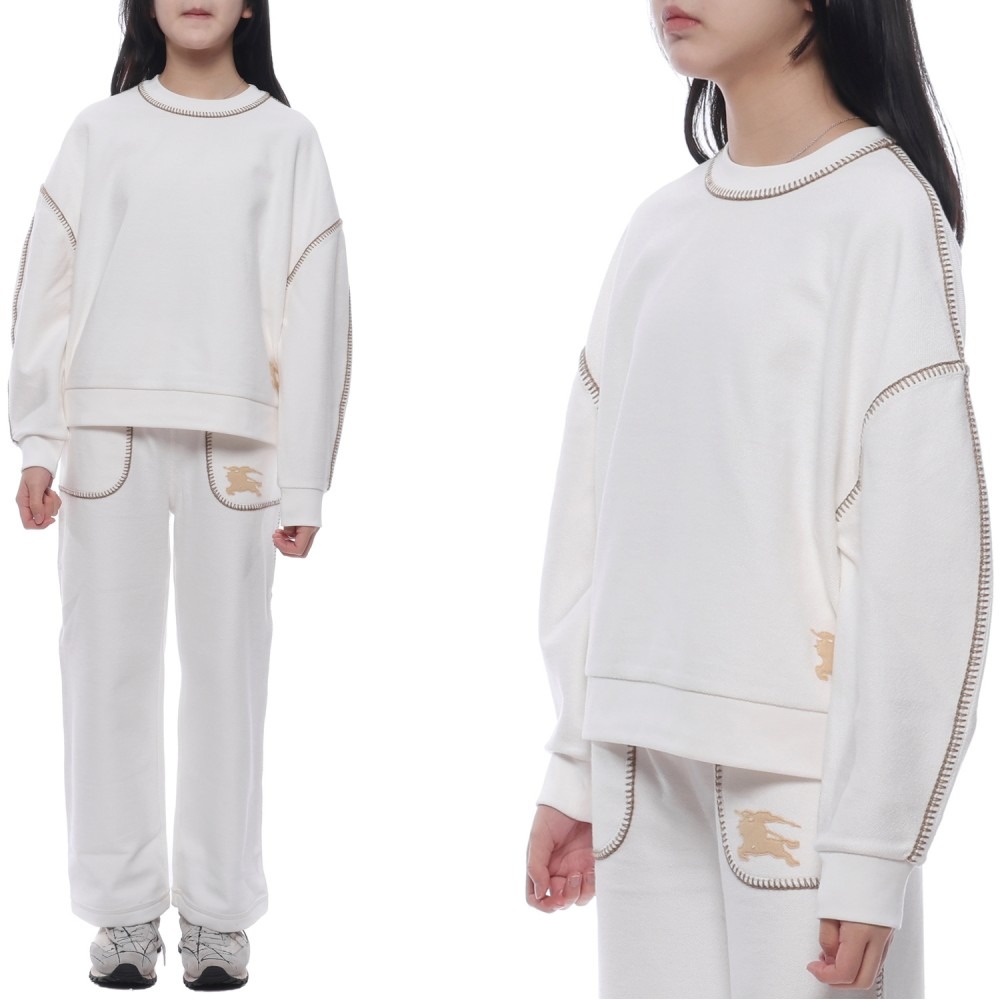 24SS EKD 아플리케 맨투맨 (8083196 SALT 24S)