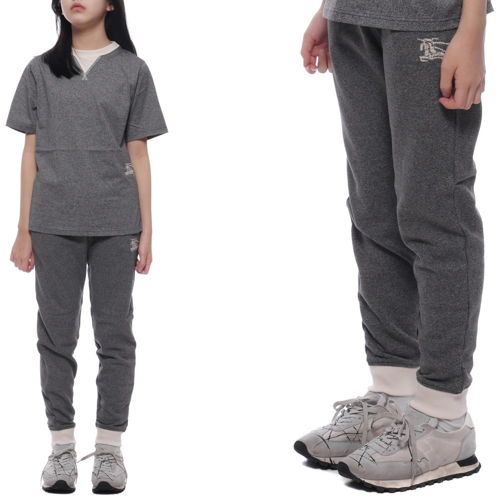 24SS EKD 자수 조거팬츠 (8079766 CHARCOAL GREY MELANGE 24S)