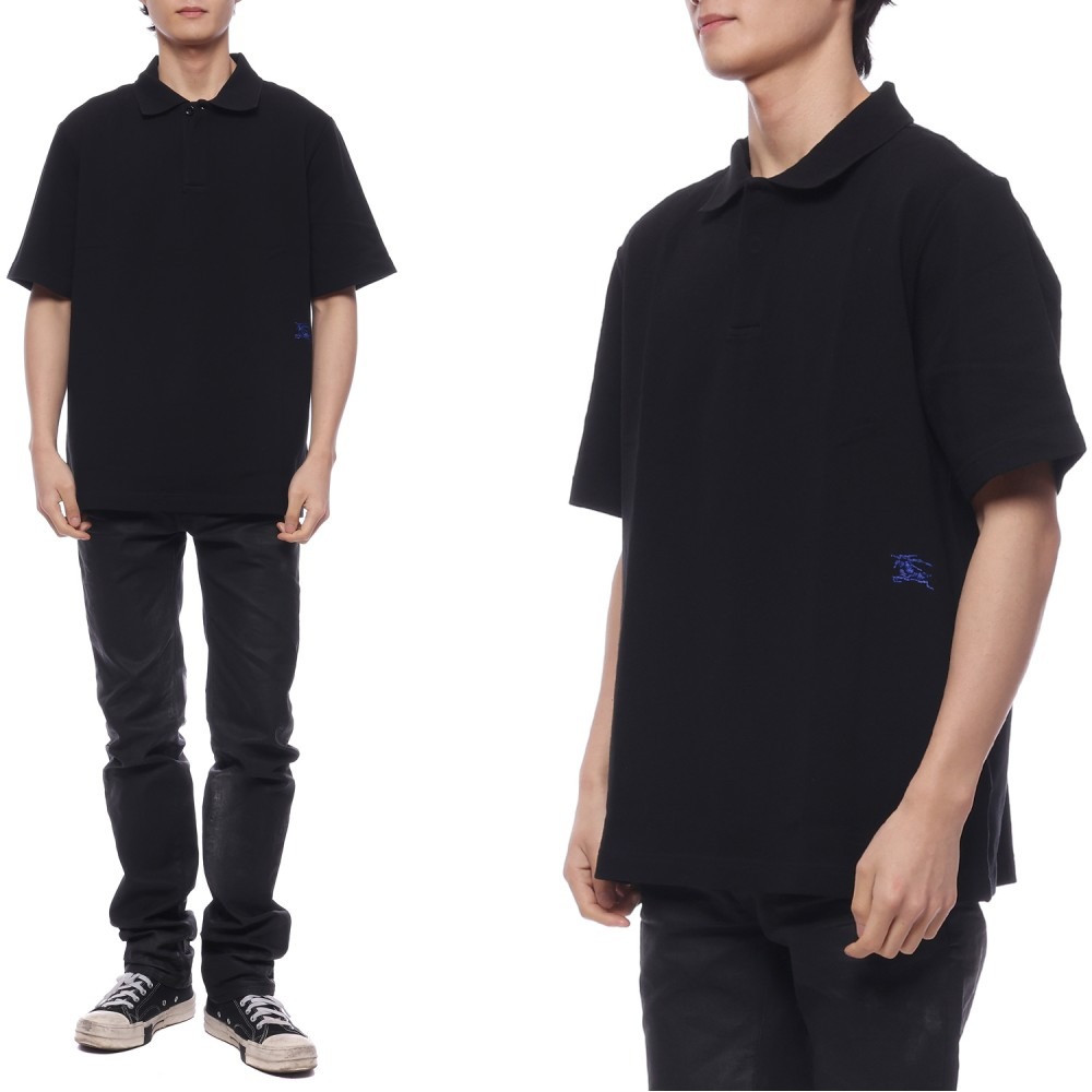 24SS 남성 자수 로고 폴로 반팔티셔츠 (8083600 BLACK 24S)