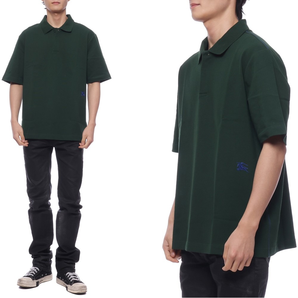 24SS 남성 자수 로고 폴로 반팔티셔츠 (8083601 IVY 24S)