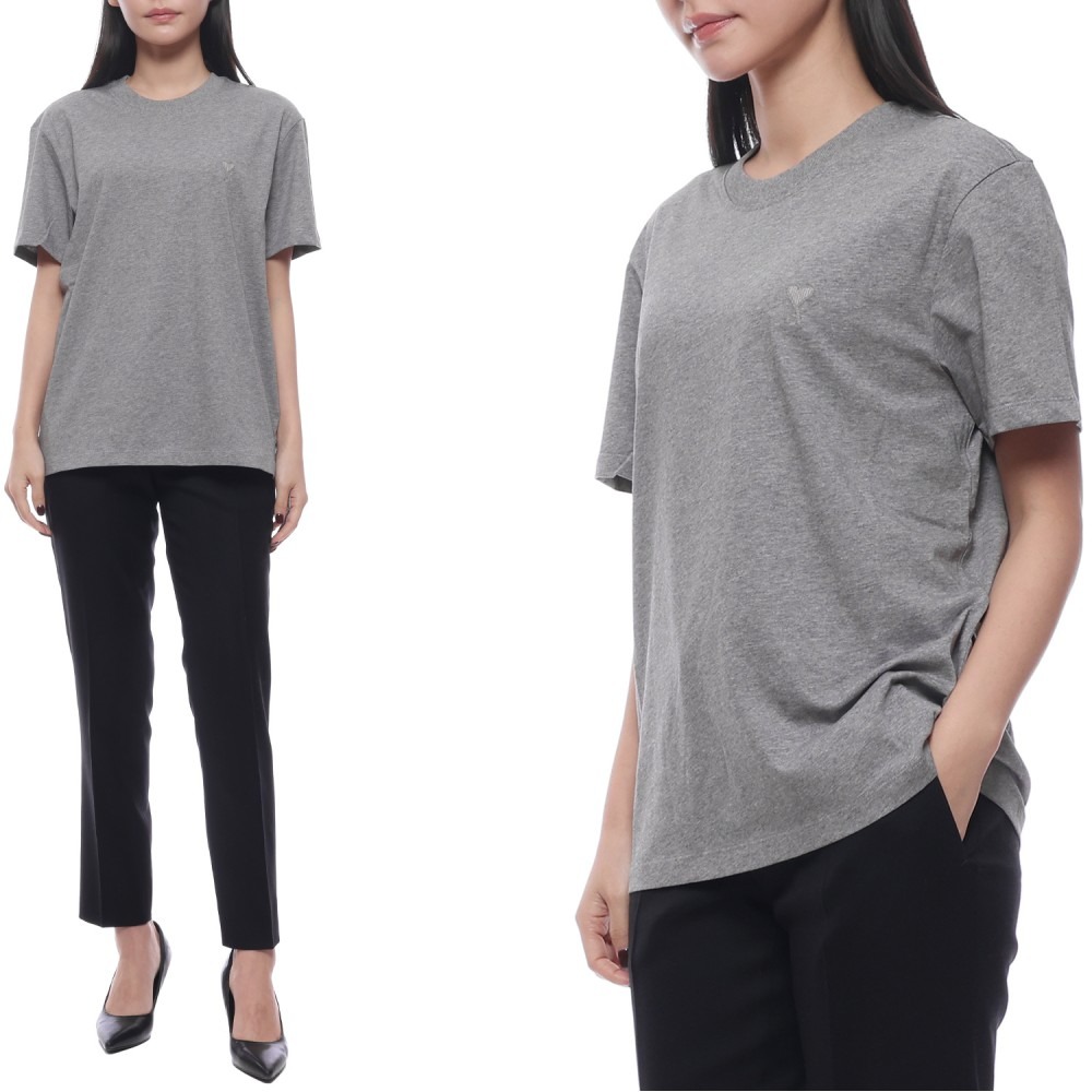 24SS 여성 톤온톤 하트 로고 반팔티셔츠 (UTS003 724 055 W 24S)
