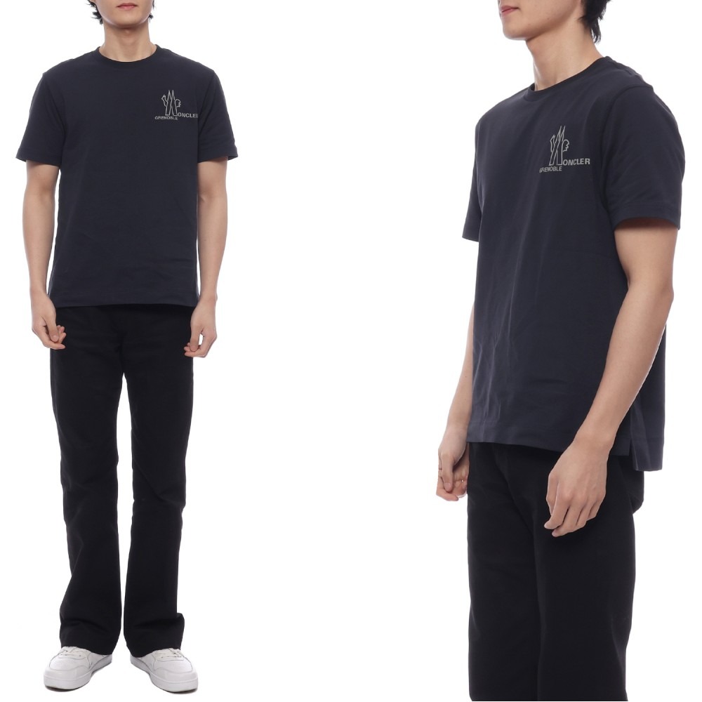 24SS 남성 그레노블 로고 반팔티셔츠 (8C00002 83927 773 24S)