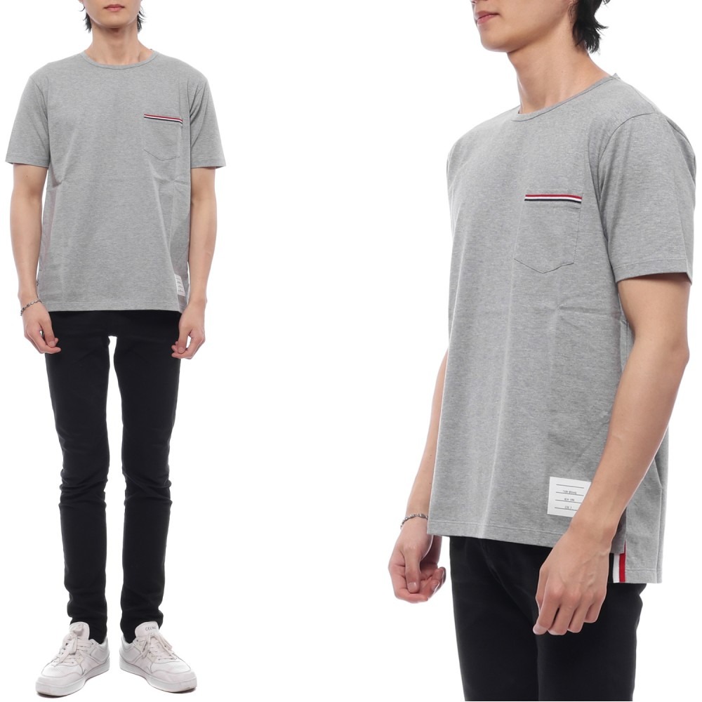 24SS Men's RWB Pocket Short Sleeve T-Shirt (MJS010A 01454 055 24S)
