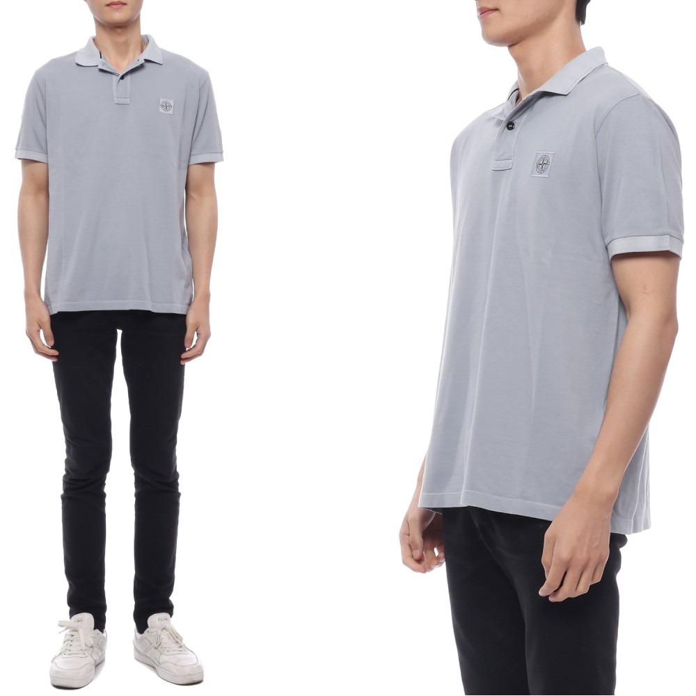 24SS 남성 로고 패치 폴로 반팔티셔츠 (80152SC67 V0041 24S)