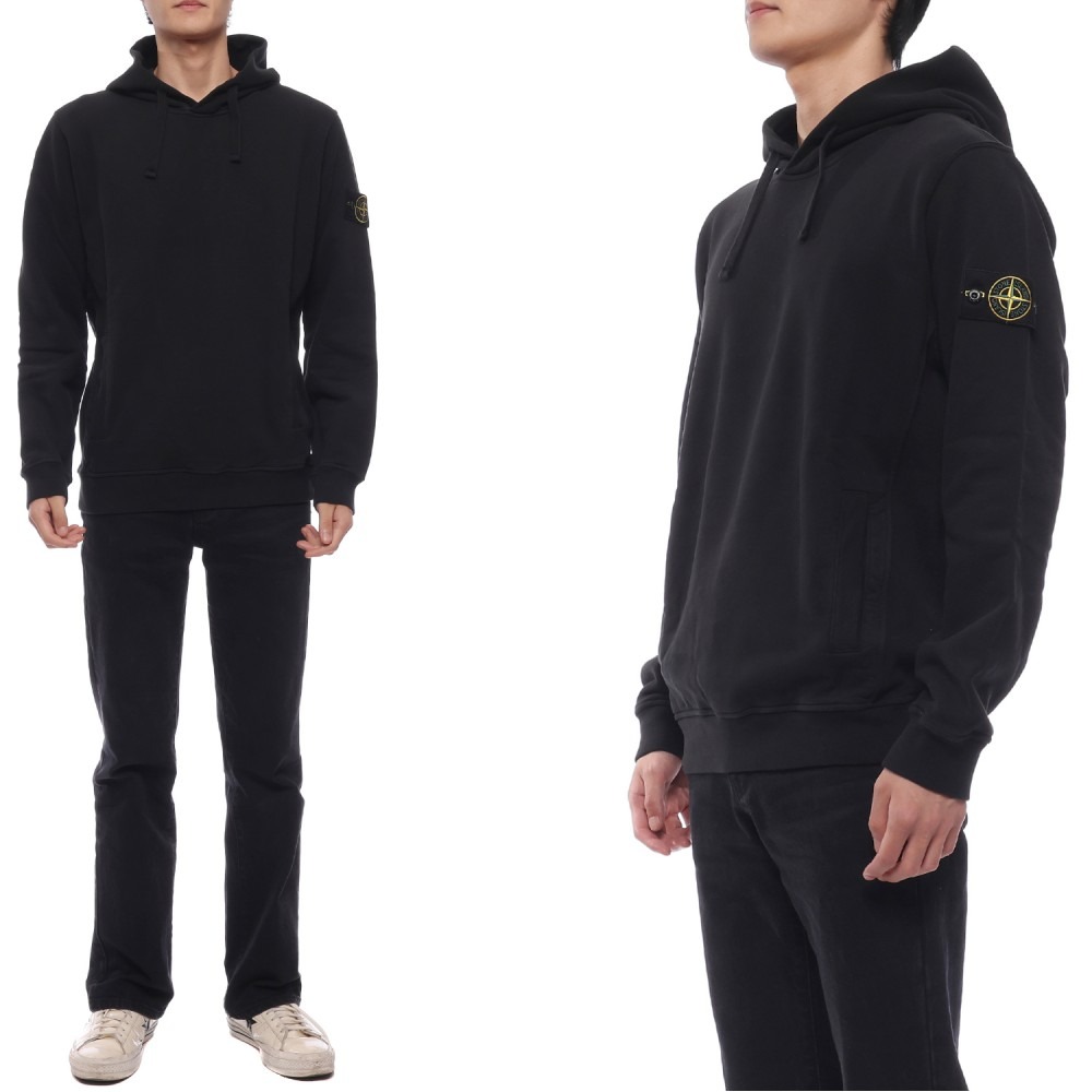 24FW 남성 와펜 패치 후드티셔츠 (811560820 V0029 24F)