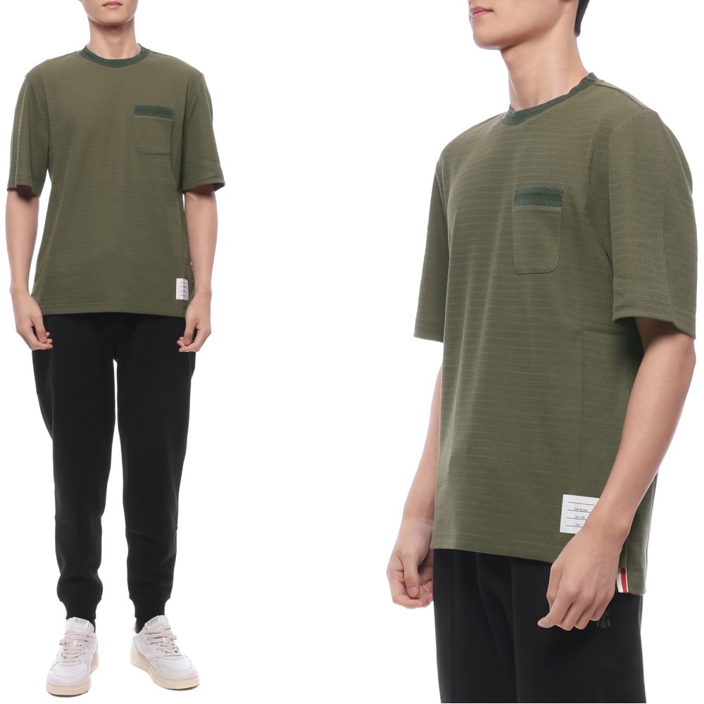 24FW 남성 포인텔 코튼 반팔티셔츠 (MJS259A J0153 320 24F)