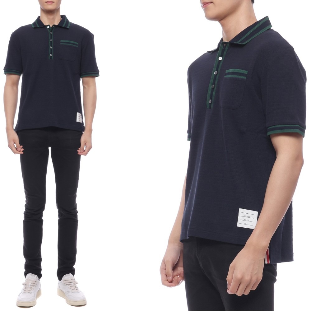 24FW 남성 포인텔 폴로 반팔티셔츠 (MJP201A J0153 415 24F)