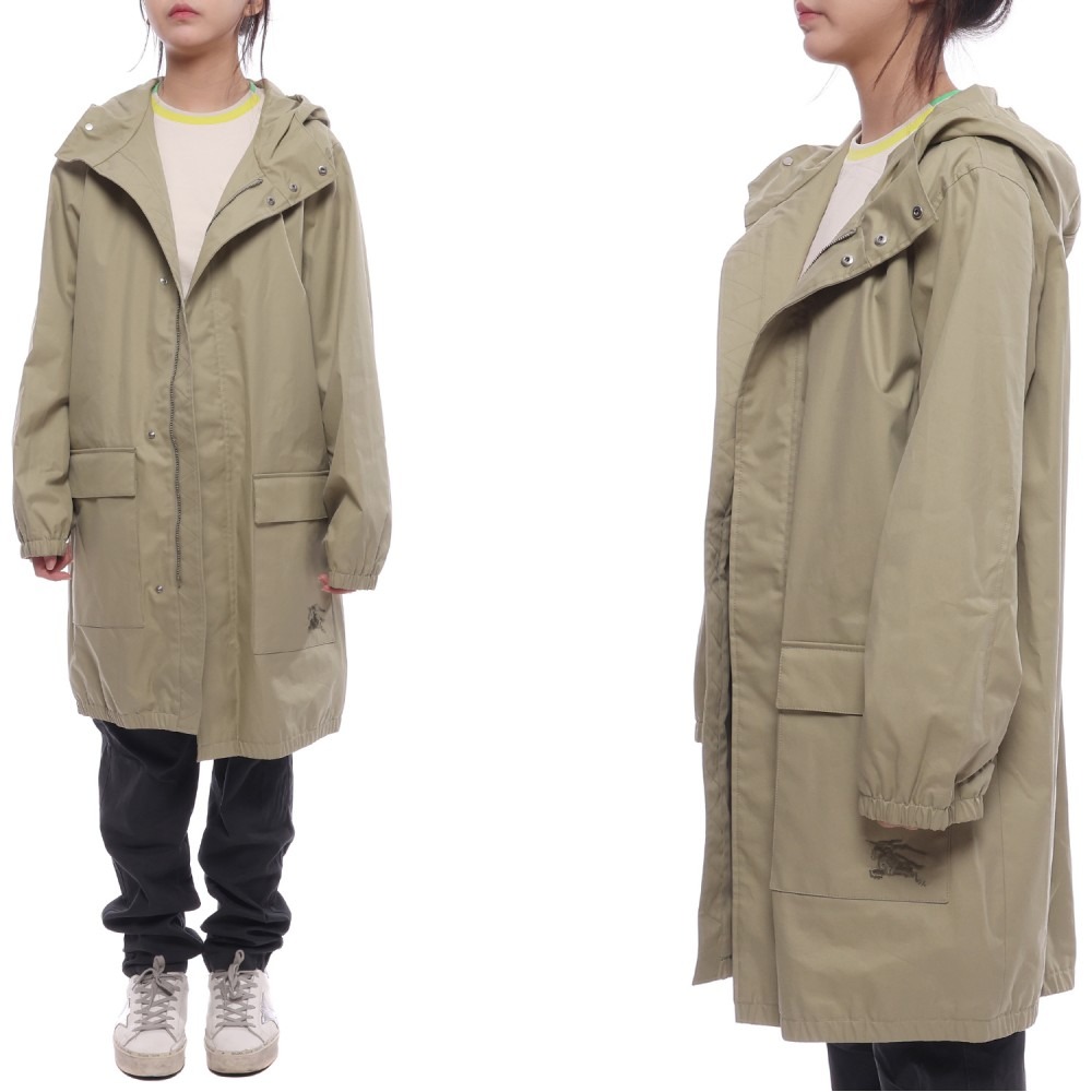 24FW 개버딘 후드 코트 (8094131 HUNTER 24F)