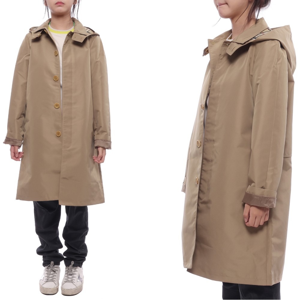 24FW 후드 카 코트 (8096185 CAMEL 24F)