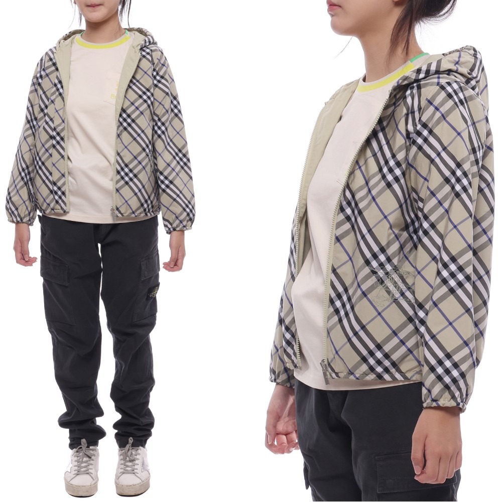 24FW 리버시블 체크 재킷 (8088510 LICHEN 24F)