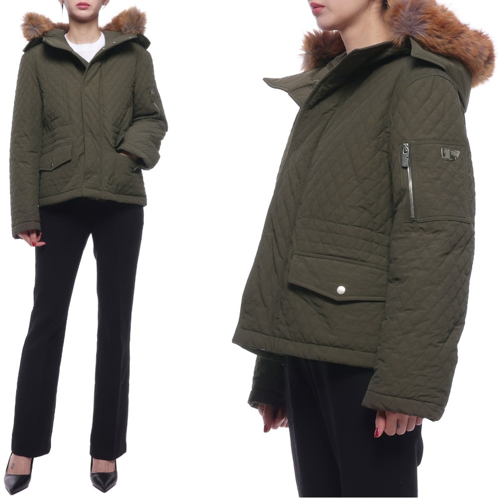 24FW 여성 퀼팅 코튼 블렌드 재킷 (8091555 LOCH 24F)