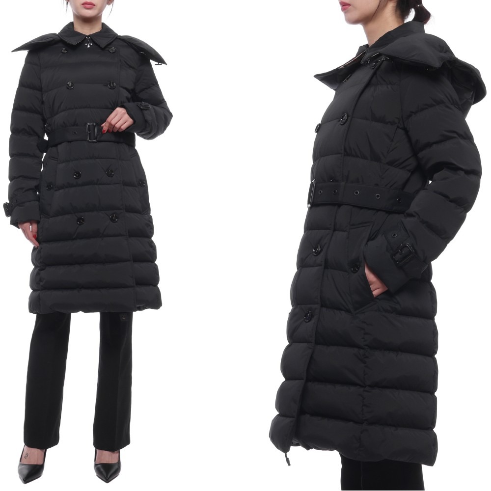 24FW 여성 애쉬윅 후드 롱패딩 (8096357 BLACK 24F)