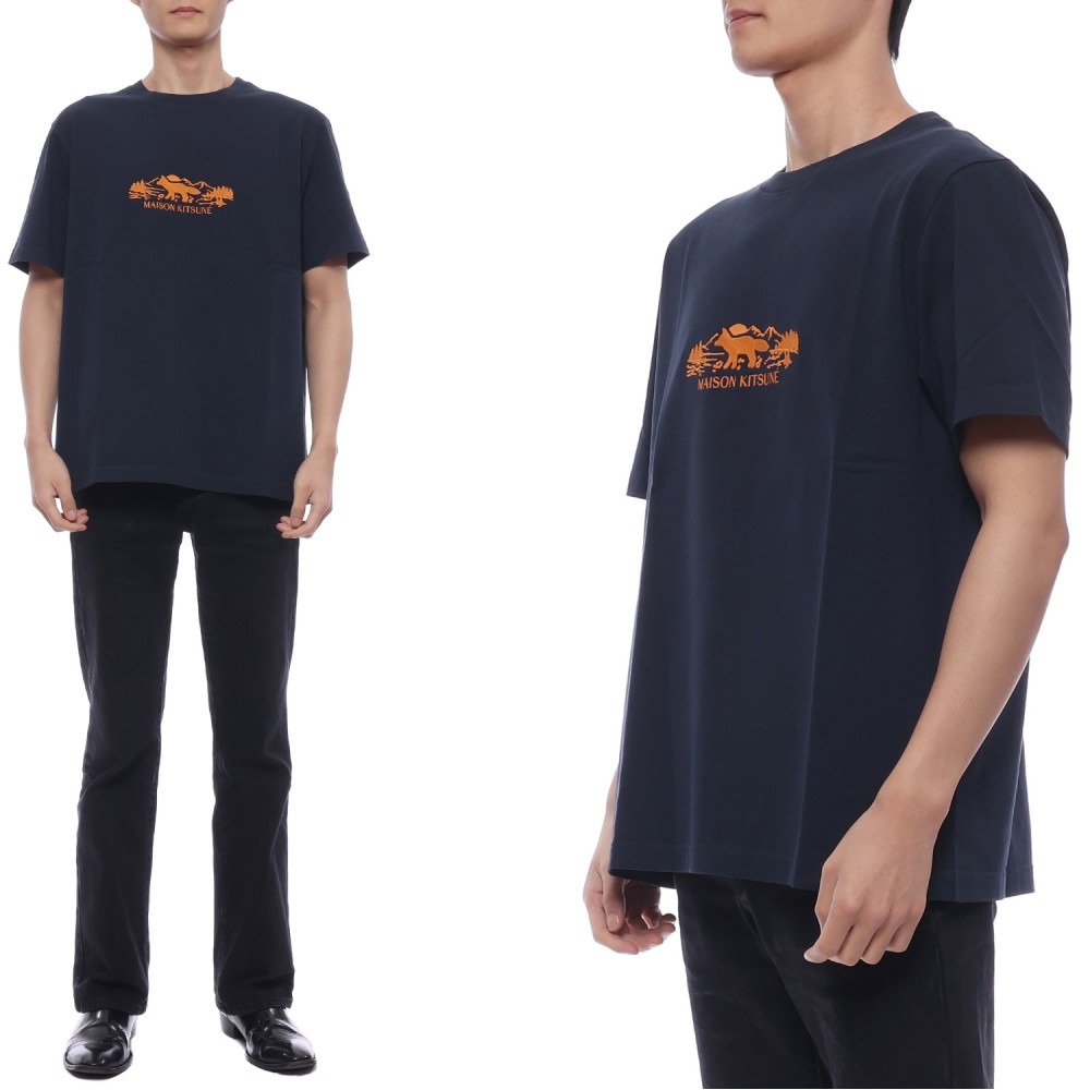 24FW 남성 아웃도어 프로필 폭스 반팔티셔츠 (NM00112KJ0118 P480 24F)