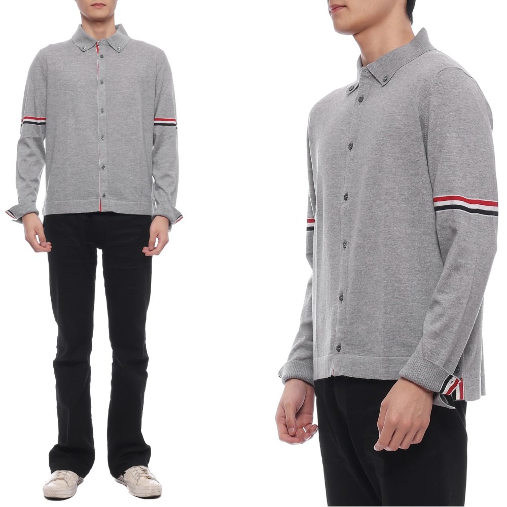 24FW 남성 암밴드 울 셔츠 가디건 (MKL005A Y1002 055 24F)
