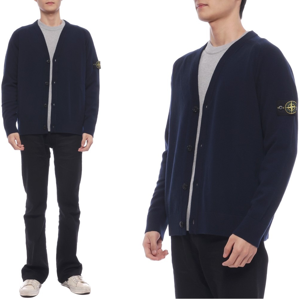 24FW 남성 와펜 패치 울 가디건 (8115523B4 V0020 24F)