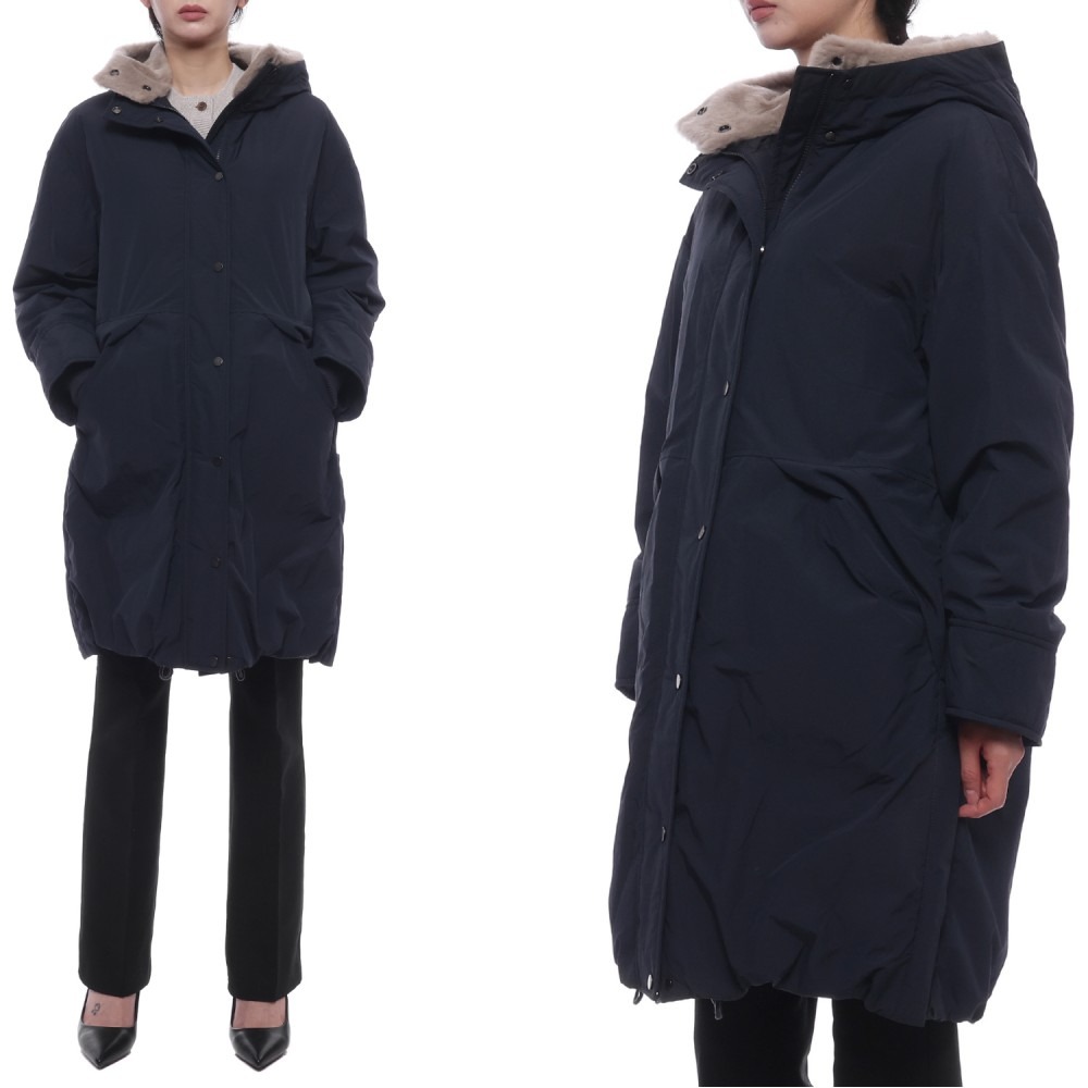 24FW 여성 모닐리 탭 다운 롱패딩 (MD5999701 C1780 24F)