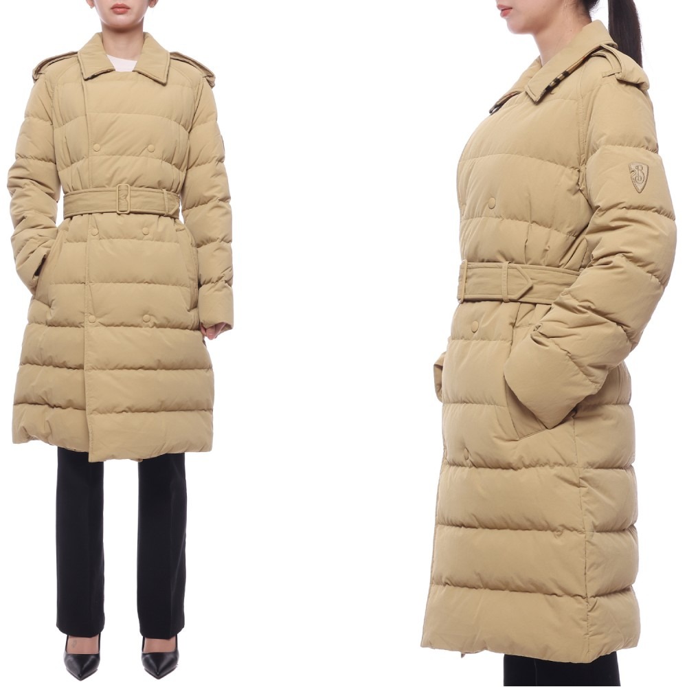24FW 여성 더블 브레스트 퍼퍼 롱패딩 (8097986 FLAX SAND 24F)