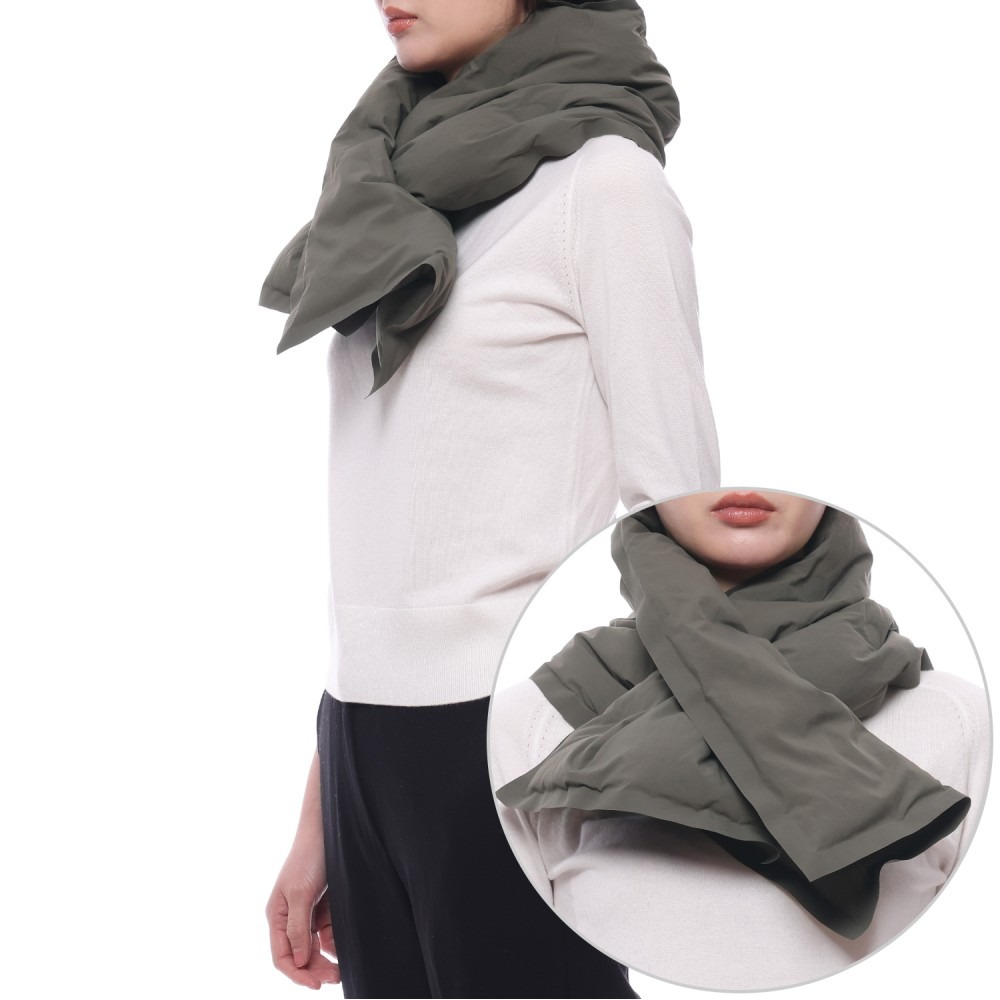 24FW 여성 리사이클 나일론 패딩 머플러 (SI0TE0001 S54870 727 W 24F)