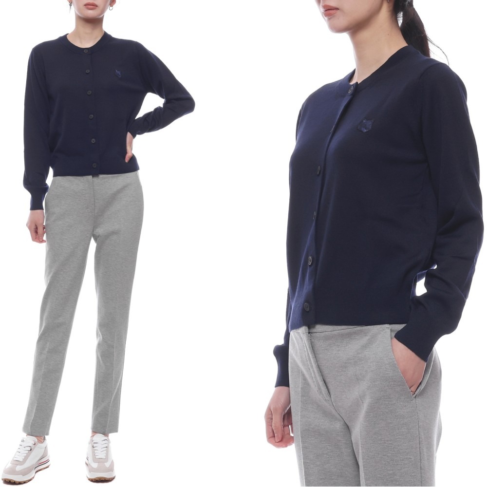 25SS 여성 볼드 폭스헤드 패치 가디건 (MW00508KT1036 P476 25S)