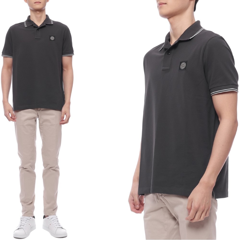 25SS 남성 로고 패치 폴로 반팔티셔츠 (K1S1522002SC S0018 V0065 25S)