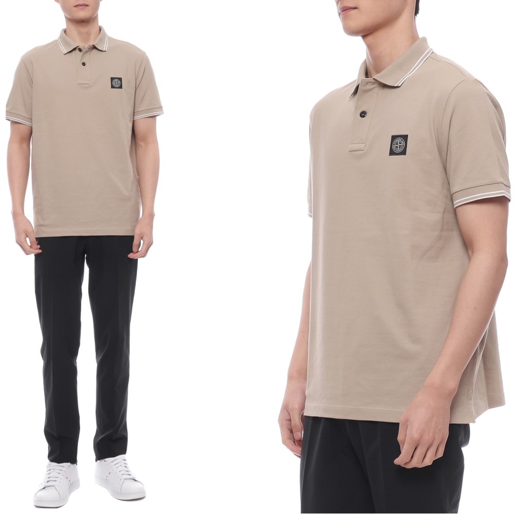 25SS 남성 로고 패치 폴로 반팔티셔츠 (K1S1522002SC S0018 V009A 25S)
