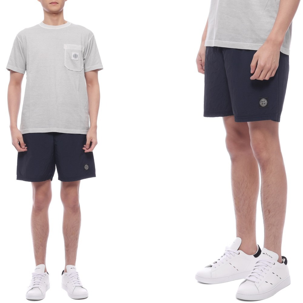 25SS 남성 로고 패치 스윔 팬츠 (K1S15B100009 S0043 V0020 25S)