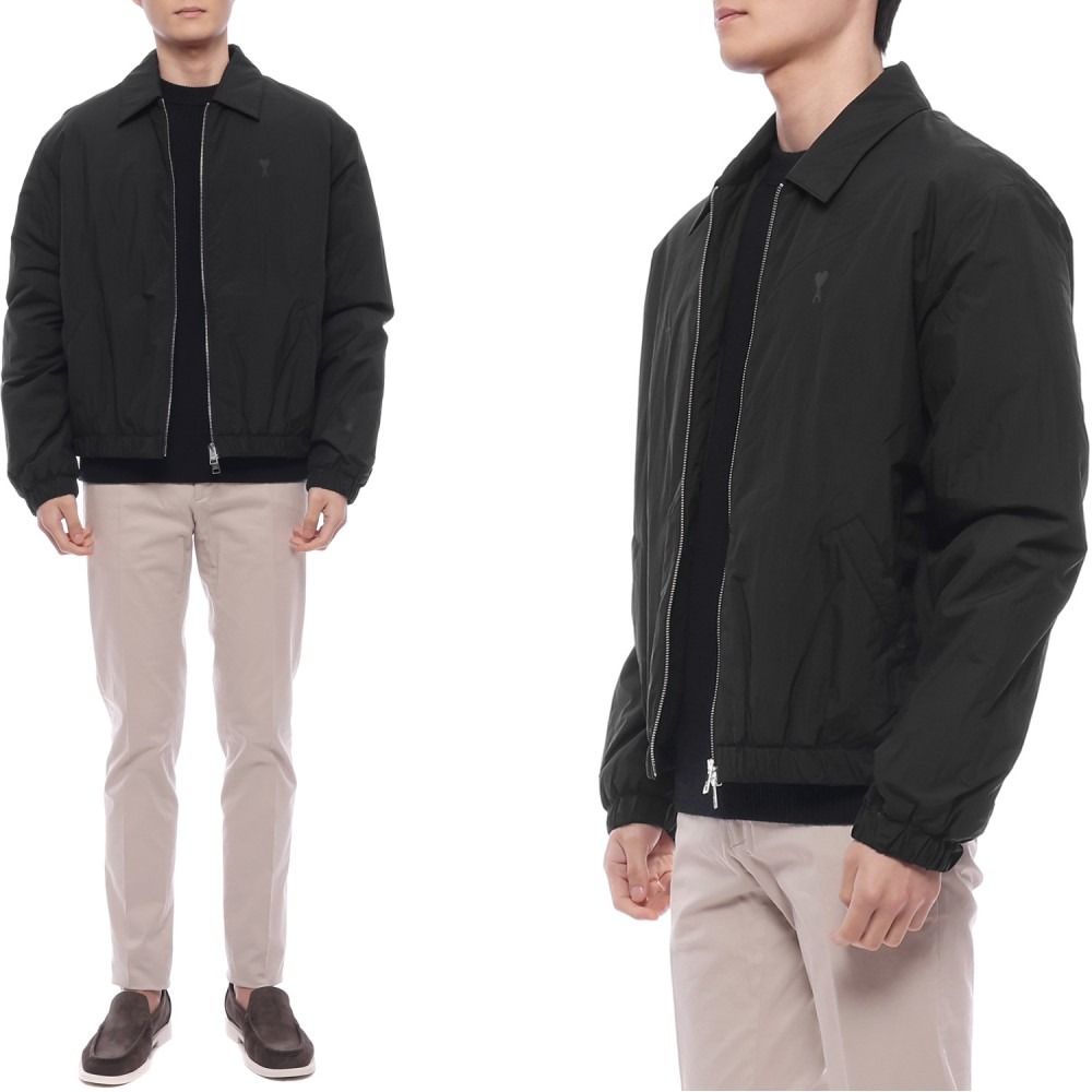 25SS 남성 하트 로고 집업 재킷 (HJK041 PA0009 001 M 25S)