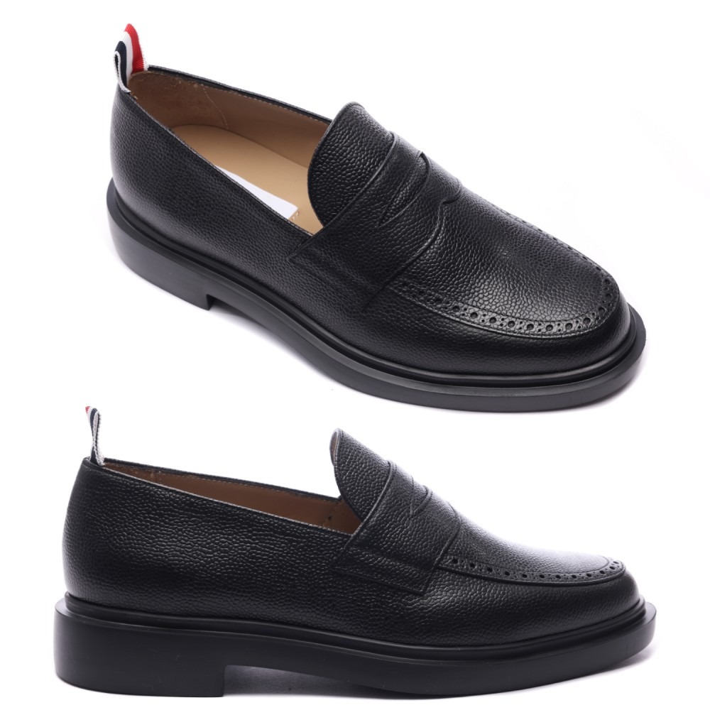 24SS 남성 페블 그레인 페니 로퍼 (MFD054G 00198 001 24S)