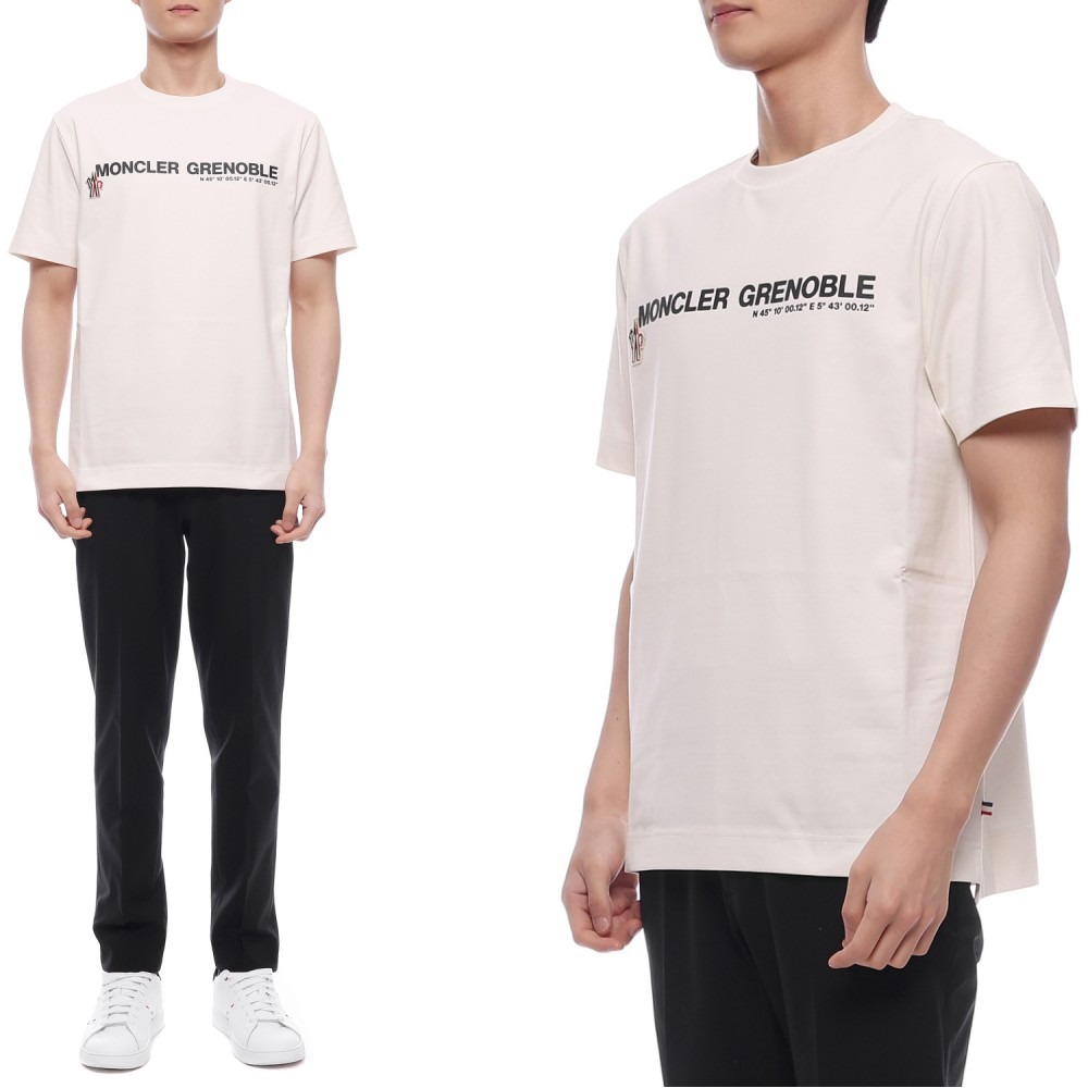 25SS 남성 로고 프린트 반팔티셔츠 (8C00001 89AW1 041 M 25S)