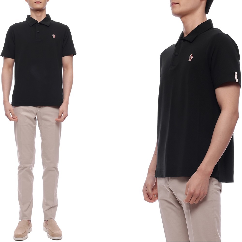 25SS 남성 로고 패치 폴로 반팔티셔츠 (8A00001 89AVZ 999 25S)
