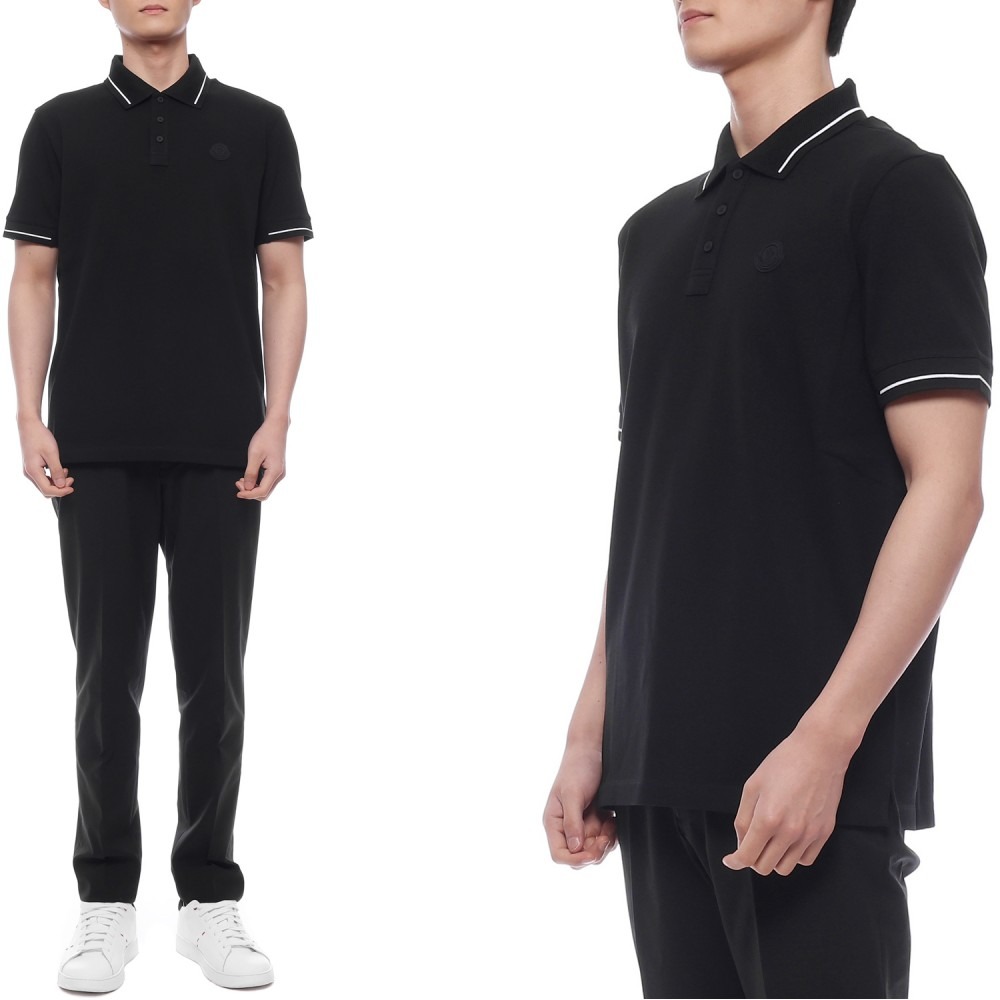 25SS Men's Logo Patch Polo Short Sleeve T-Shirt (8A00008 89A16 999 25S)