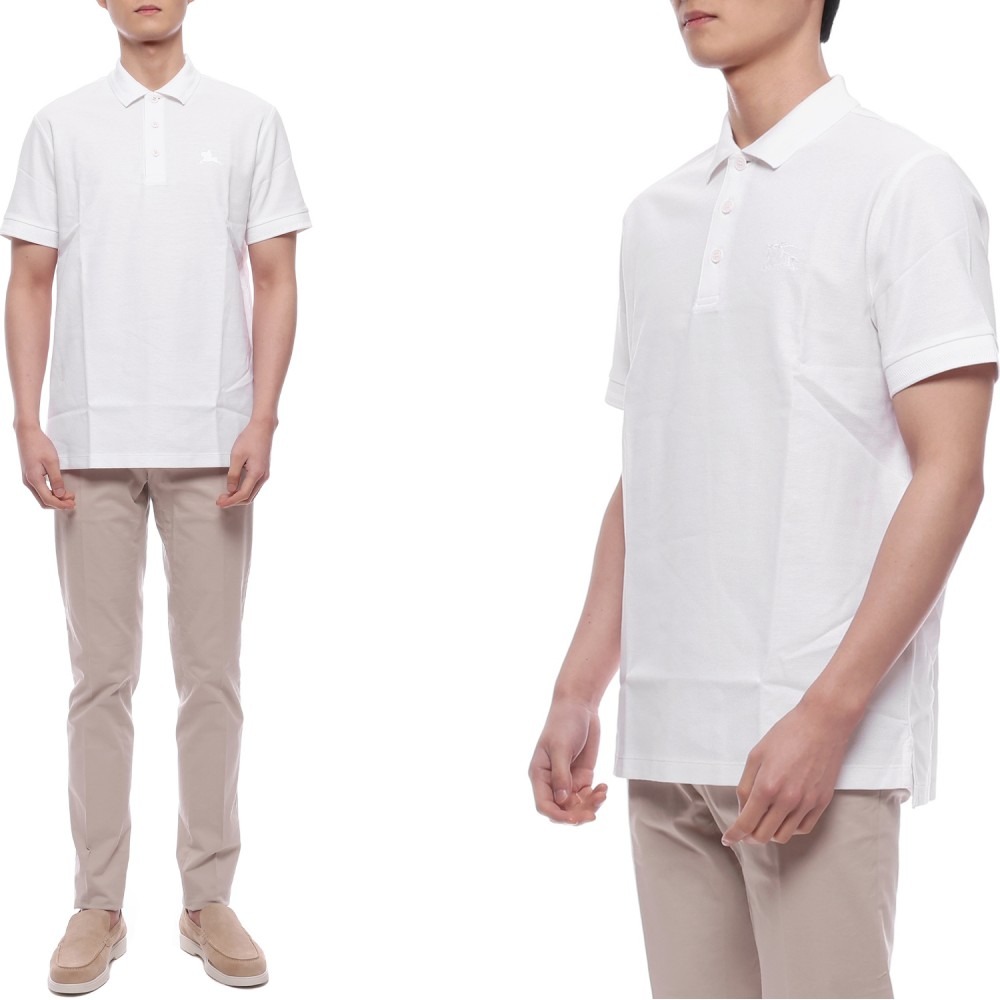 25SS 남성 EKD 자수 폴로 반팔티셔츠 (8099166 WHITE 25S)