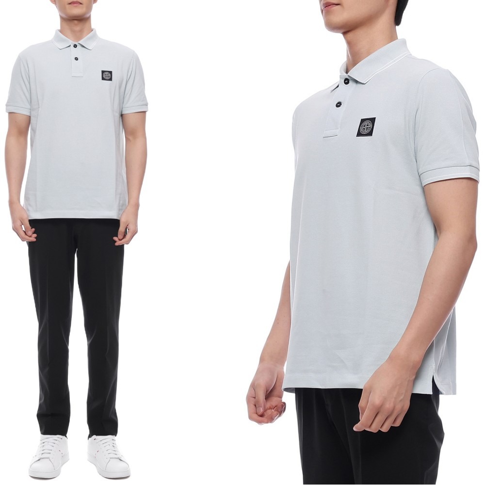 25SS 남성 로고 패치 폴로 반팔티셔츠 (K1S1522002SC S0018 V0041 25S)