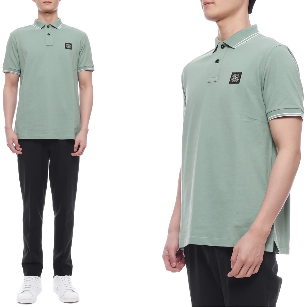25SS 남성 로고 패치 폴로 반팔티셔츠 (K1S1522002SC S0018 V005B 25S)