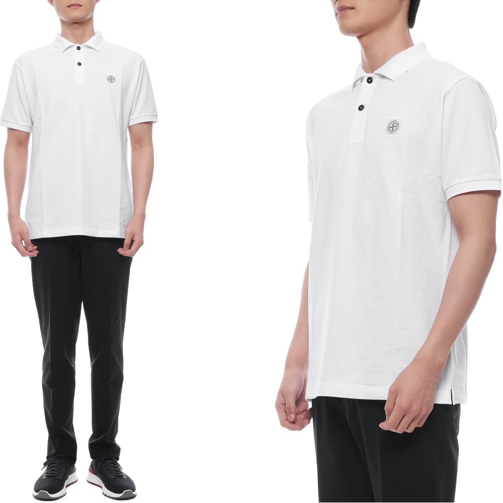 25SS 남성 로고 패치 폴로 반팔티셔츠 (K1S15220002R S0039 V0001 25S)