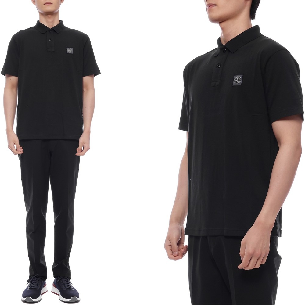 25SS 남성 로고 패치 폴로 반팔티셔츠 (K1S152200205 S0057 V0029 25S)