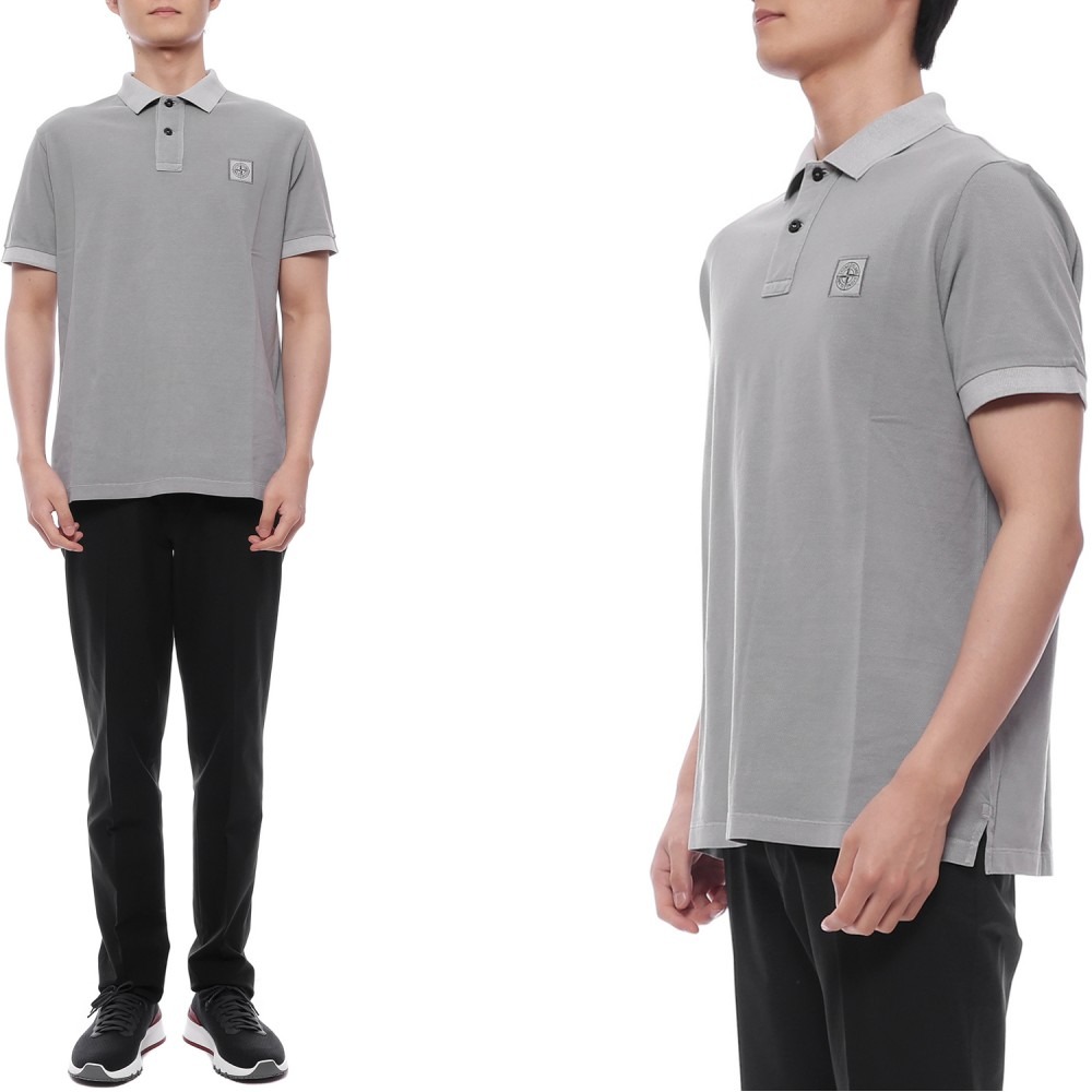 25SS 남성 로고 패치 폴로 반팔티셔츠 (K1S1522002SC S0067 V0061 25S)