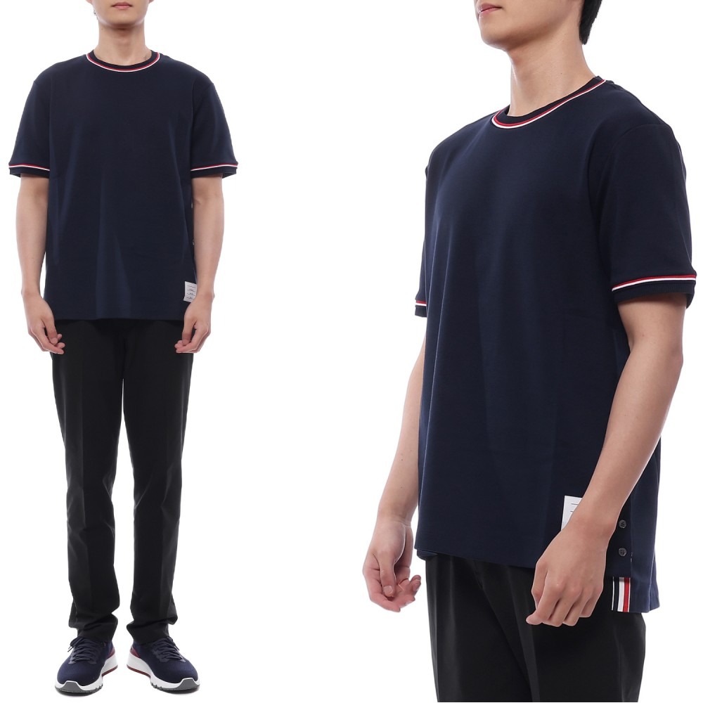 25SS 남성 RWB 스트라이프 반팔티셔츠 (MJS231A J0055 415 25S)