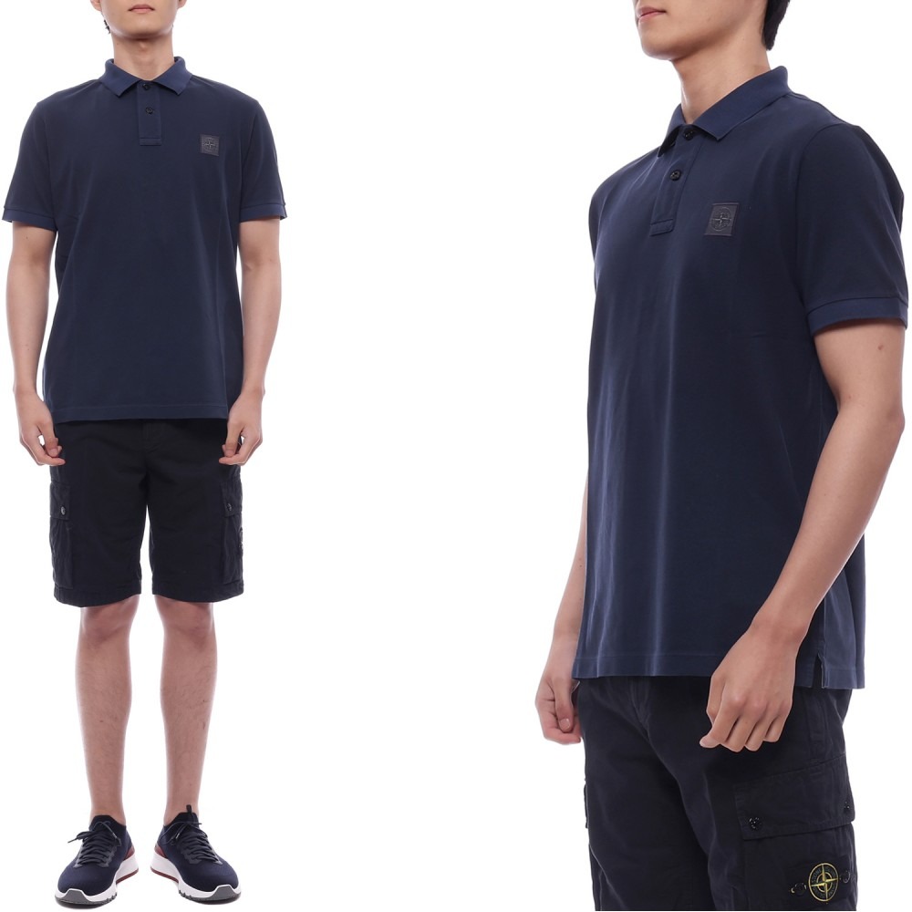 25SS 남성 로고 패치 폴로 반팔티셔츠 (K1S1522002SC S0067 V0020 25S)
