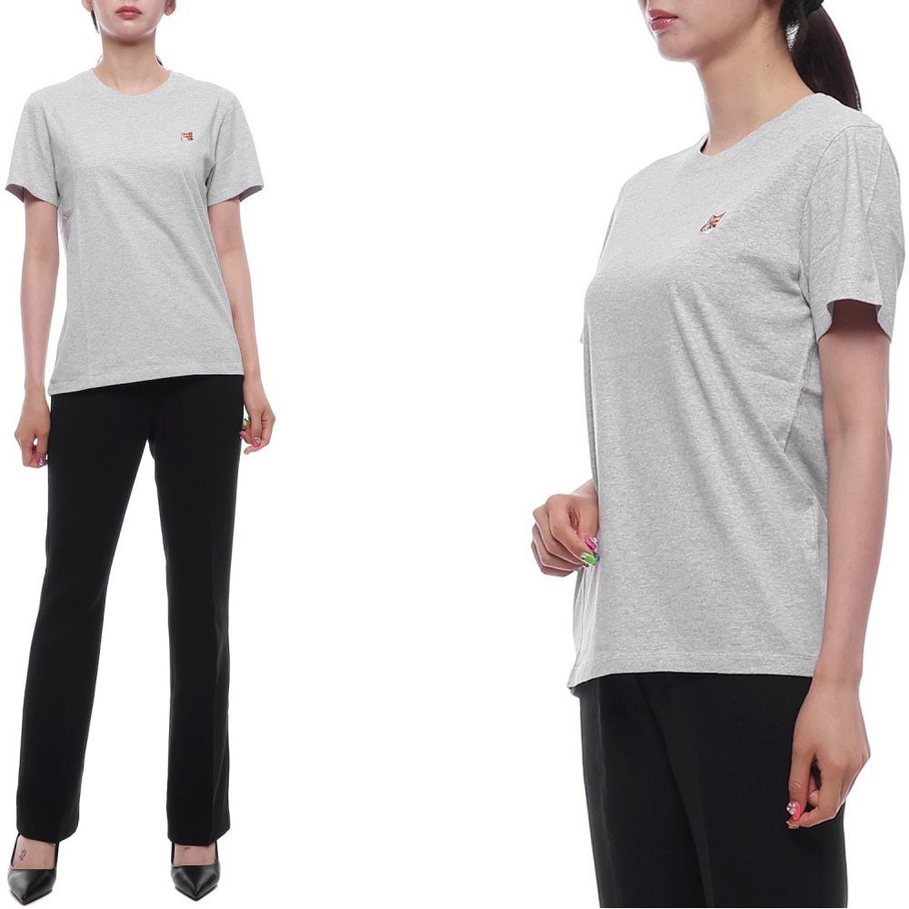 25SS 여성 폭스헤드 패치 반팔티셔츠 (LW00105KJ0008 H120 25S)