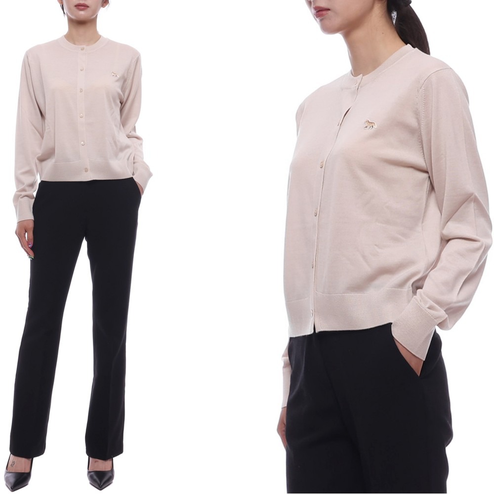 25SS 여성 베이비 폭스 패치 가디건 (MW00507KT1036 0134 25S)