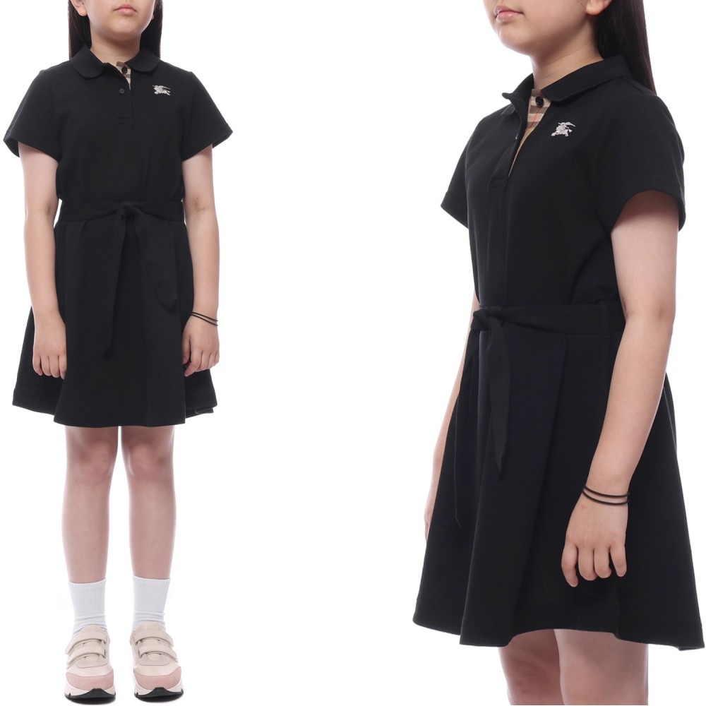 25SS 로고 자수 폴로 원피스 (8105084 BLACK 25S)